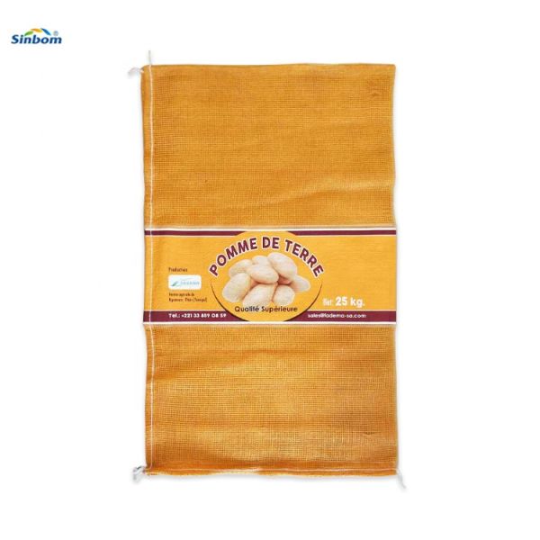 40*60cm Flat L Sewing Leno Mesh Bag PP/PE Knitted Onion Sacks Other Agriculture