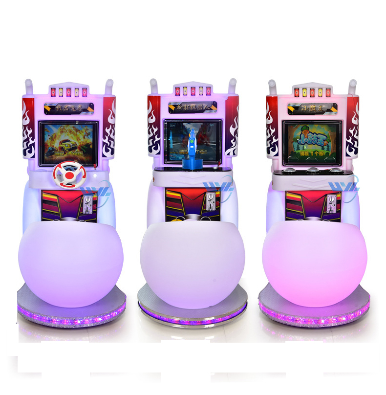 Video Racing Game For Kids 17 Inch Coin Operated Arcade Machines