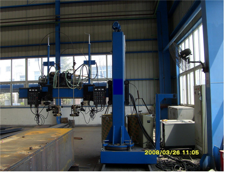 Box Beam Welding Line , Electron Beam Welder Column Boom Frame