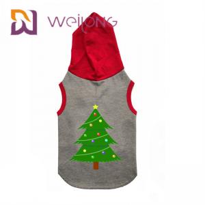 China Customized Autumn And Winter Christmas Pet Hoodie Cat And Dog Clothes on sale