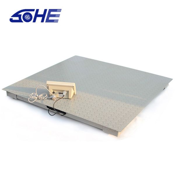 High Precision Single Digital Platform Floor Weighing Scale with Customized OBM Support