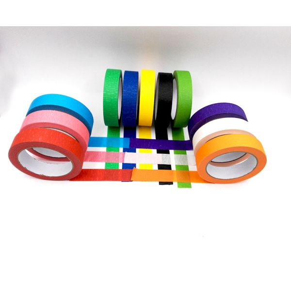 Washi Paper Colored Masking Tape Automotive Decorative Narrow Masking Tape
