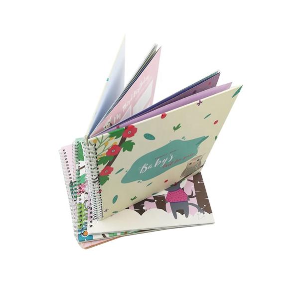 Quality Custom Pregnancy Keepsake Book / Hardcover Spiral Binding Baby Memory Books for sale