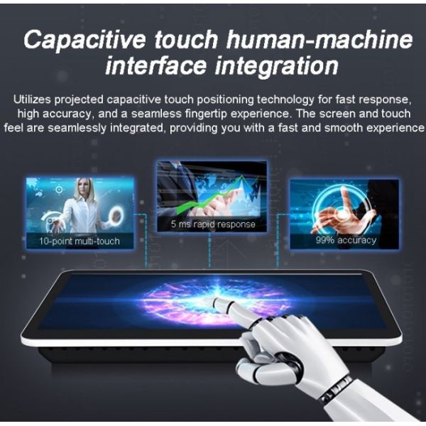 12.1 inch Industrial Embedded Touch Panel Waterproof Ip65 Fanless All in One Panel Pc for Automation ﻿