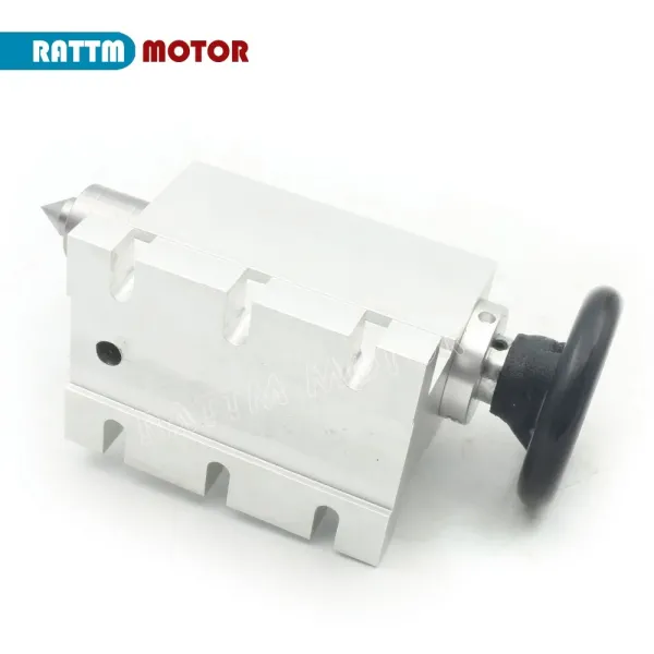 CNC 4th Axis K11 3 4 Jaw Chuck Index Dividing Head 100mm With Tailstock Lathe Part