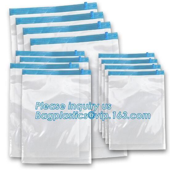 Quality vacuum space bag with hanger, canvas vacuum bag for bedding, vacuum storage bag for home storage, bagplastics, pacrite for sale