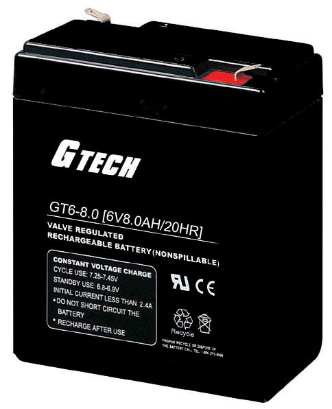 Rechargeable VRLA Regulated Lead Acid Battery , High Capacity Lead Acid Battery