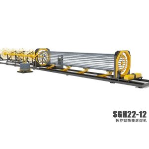 China 3-12m CNC Automatic Pile Cage Welding Machine Chain Drive wholesale