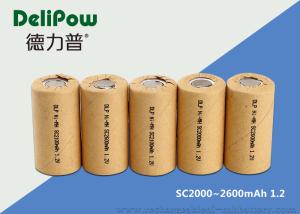 China Customized SC2600 SC2000 SC2100 NIMH Rechargeable Battery With MSDS wholesale