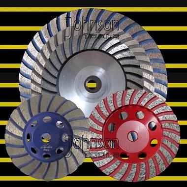 Turbo Type 125mm Grinding Wheel , Surface Grinding Wheels For Hard Granite