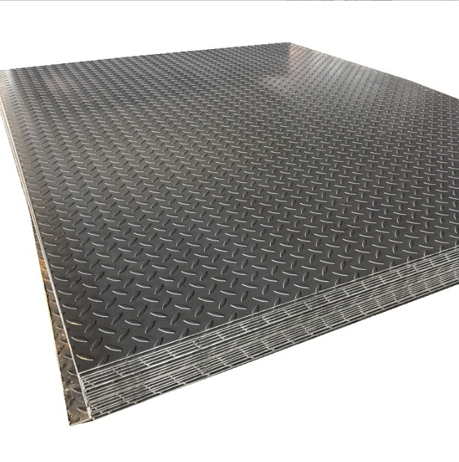 Hot Rolled Carbon Steel Checkered Plate Q235B Sheet Diamond 2000mm 0