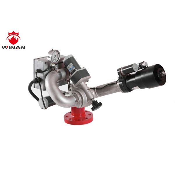 Electric Water Cannon Fire Fighting Monitors -70~80 Degree Pitching Rotation