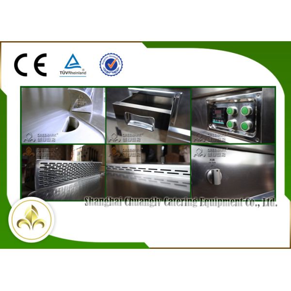 10 Seats Upper Fume Exhaustion Oval Shape Japanese Teppanyaki Grill Table Electric Heating