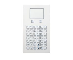 China 44 Keys Industrial Membrane Keyboard IP65 Dynamic With Ruggedized Touchpad on sale