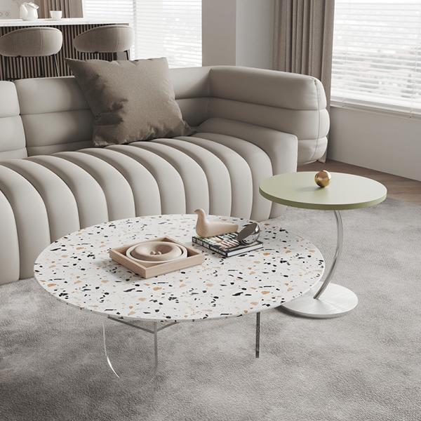 Quality Simple Design Acrylic Coffee Bar Console Table 90cm*90cm*38cm for sale