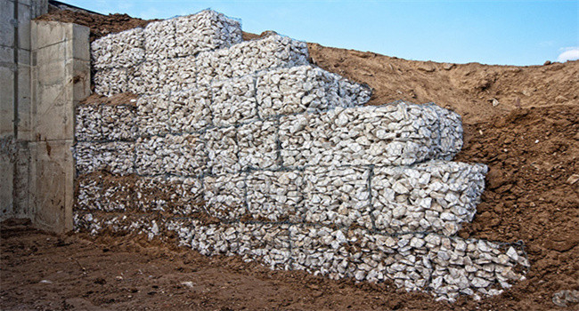 3.3mm Wire Hexagonal Mesh Woven Gabion Baskets For Bank Protection
