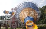 High Quality colorful Super Water Slide with Space Hole Long Slide for amusement
