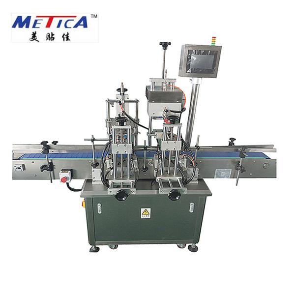 Quality 0.6MPa Semi Automatic Bottle Capping Machine Linear Capping Machine For Ropp Cap for sale