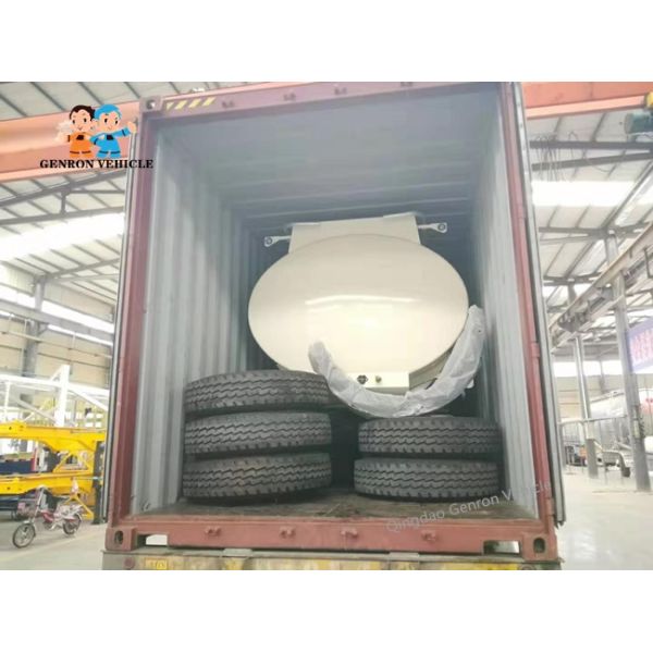 Tri Axles Aluminium Crude Oil 35CBM 35000L Semi Tanker Trailer