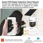 4MP IP65 Waterproof Siren Alarm Security Solar WiFi Camera