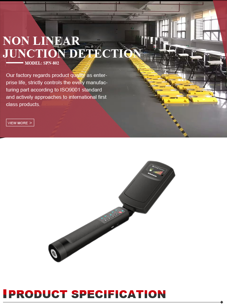 LCD screen 2.404GHz 2400MHz NLJD RF Metal Detector