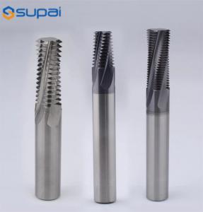 China Tungsten Steel Thread 4 Blade End Mill Double Tooth Full Tooth Milling Cutter Thread Cutter wholesale