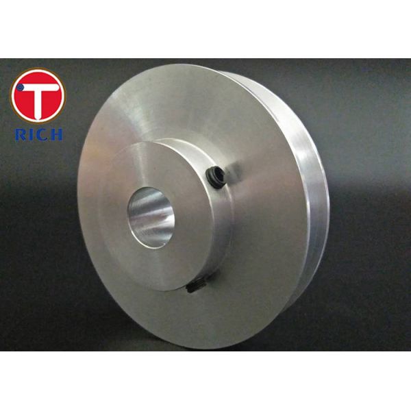 Stainless Steel CNC Turning Parts Single Groove Motor Belt Drive Pulley For Auto