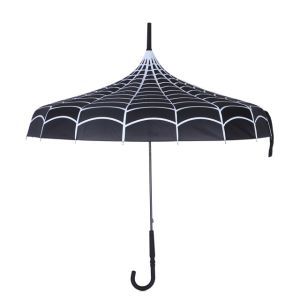 16 Ribs Special Retro Pagoda Umbrella ABS Hook Handle