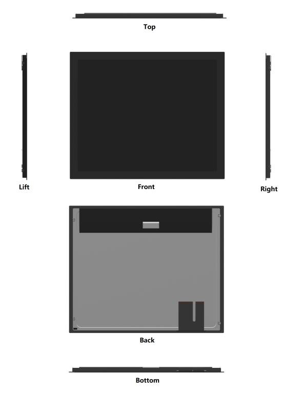 USB Interface 17 Inch 0.175mm OCA Optical Bonding