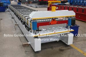 China Automatic Color Steel Roll Forming Machine cost IBR 686 Profile Roofing Tile Making Machinery Price wholesale