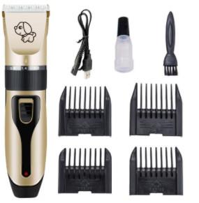 China 1200mAh Dog Grooming Electric Clippers Rechargeable Cat Hair Trimmer Machine on sale