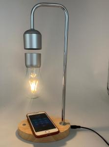 China floating levitation lamp with wireless charging for cellphone wholesale