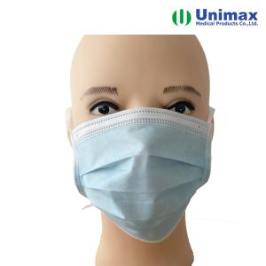 China Unimax Medical 3ply Disposable Surgical Face Mask With Ties Type IIR wholesale