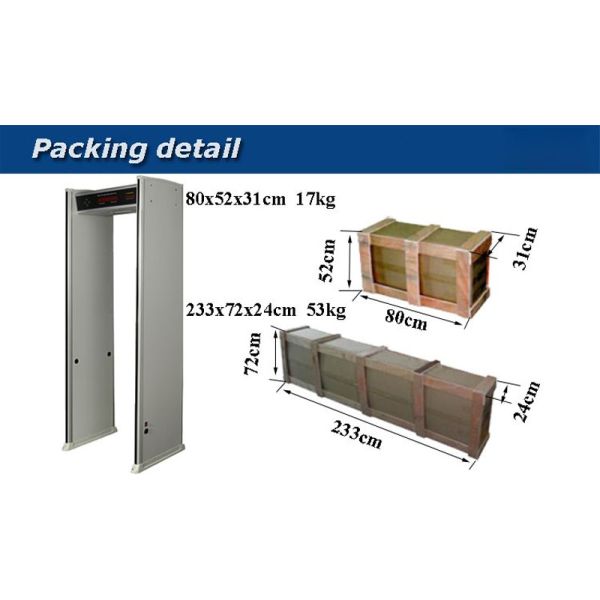 Airport security door frame Walkthrough Metal Detector for Sri Lanka