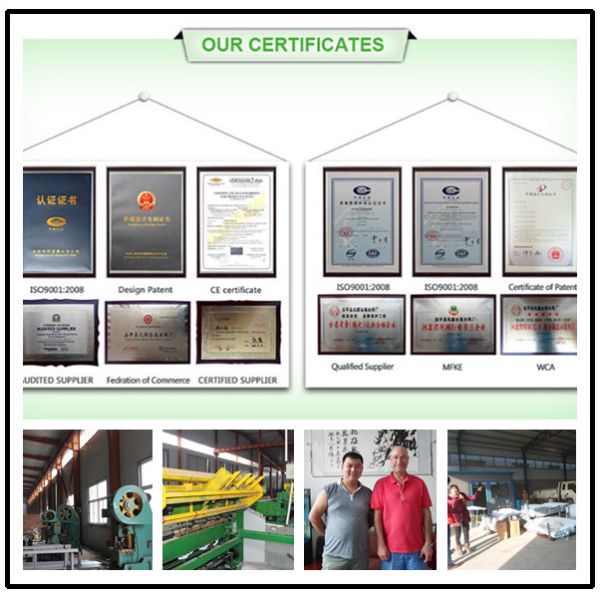 Portable 8ft Length Temporary Steel Fencing For Construction Sites