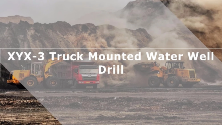 600m Deep XYX-3 Four Wheels Mounted Underground Coring Drilling Rig With Mud Pump