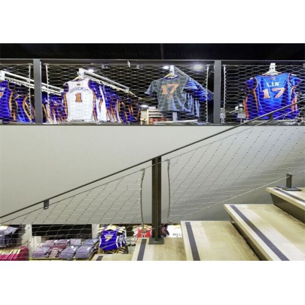 Stainless steel wire mesh netting/ Balustrade safety netting