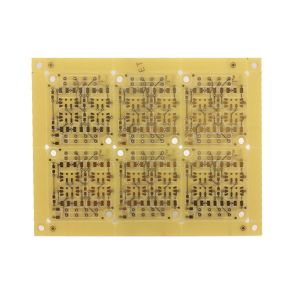 China White Legend Yellow Solder Mask FR4 Rigid Single Sided PCB wholesale