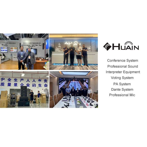 HUAIN Network Conference System Table Microphone DSP Wired Dante Microphone Unit Conference Microphone Systems