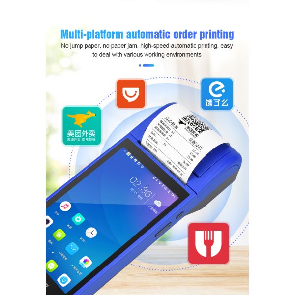 5.5 Inch 4gb Ram+32 Android Handheld Mobile POS Payment Terminal Retail Pos System for Small Business Machine POS Terminal