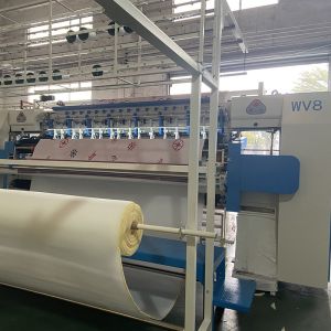 8KW Automatic Computerized Quilting Machine 80mm Thickness Mattress Border