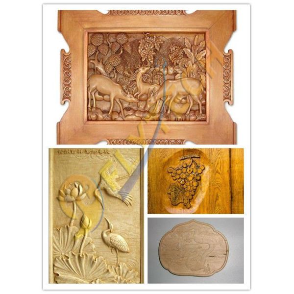 Multiple heads router woodworking cnc router 3D engraving machine