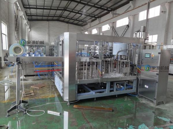 Quality 3 in 1 Carbonated Drink Filling Machine , Aseptic Soda Water Bottling Plant for sale