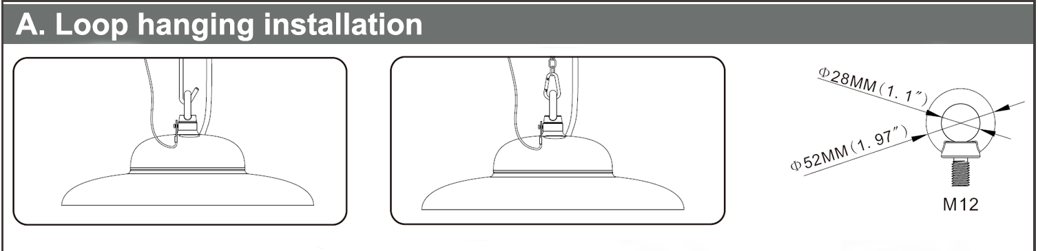 Dualrays NSF IP69K IK10 UFO High Bay Light For Food Industry