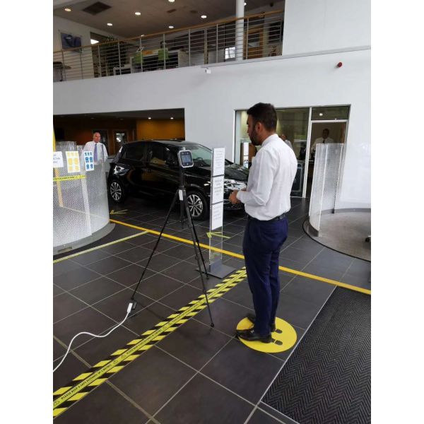 Smart Kiosk 5 Inch WiFi TCP Facial Recognition Thermometer