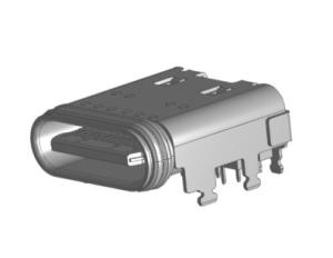 China IPX8 USB Connectors SMT 24 Pins USB Type C Vertical Connector on sale