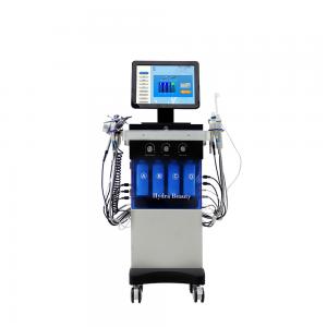 China LCD 9 In 1 Hydrafacial Cleaning Machine Microdermabrasion Facial Machine wholesale
