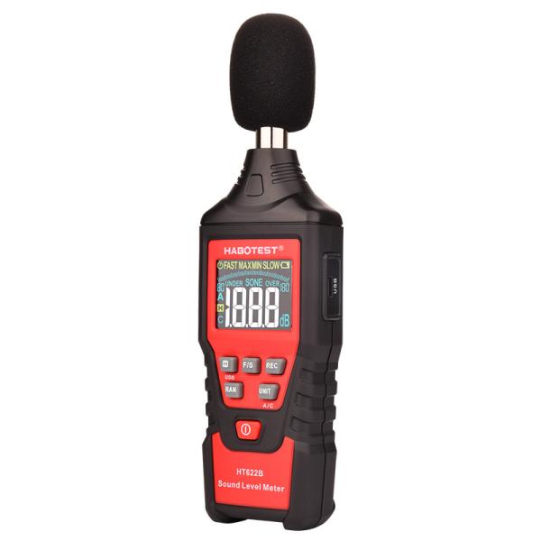 Quality 100dB Digital Decibel Meter , 110dB Digital Noise Meter for sale