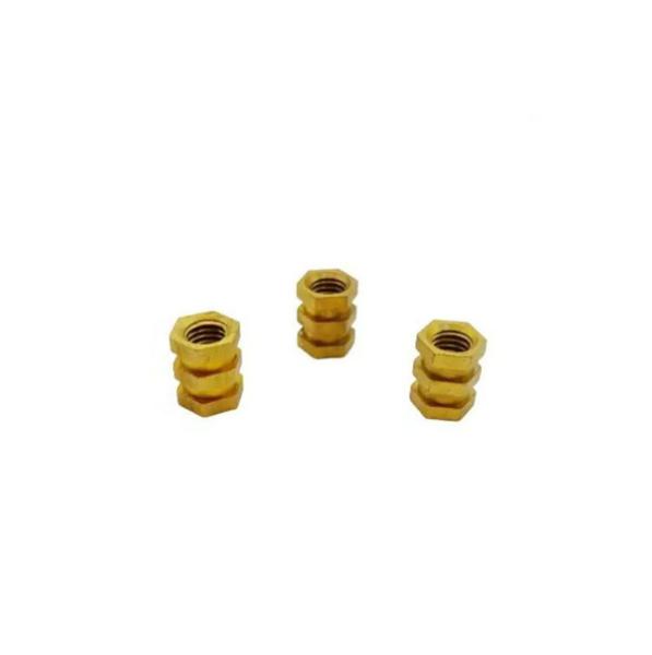 Custom Fittings Anodizing Precision Cnc Machining Parts Hexagon Brass Automotive