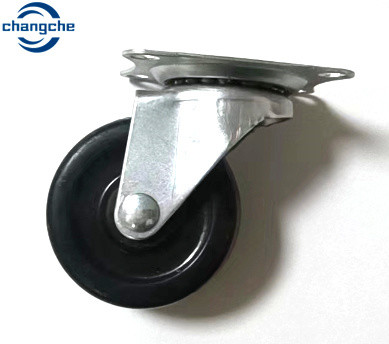 2" Rubber Workbench Castors Heavy Duty Casters With Brakes